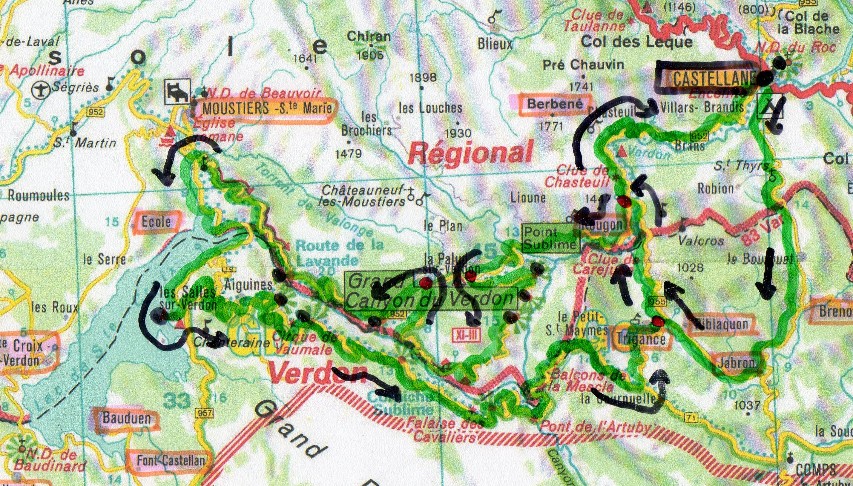 Grand Canyon Du Verdon Tourkarte 188 Km.jpg